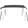 3-kaarinen bimini-kate, antrasiitti 183x196x137 cm