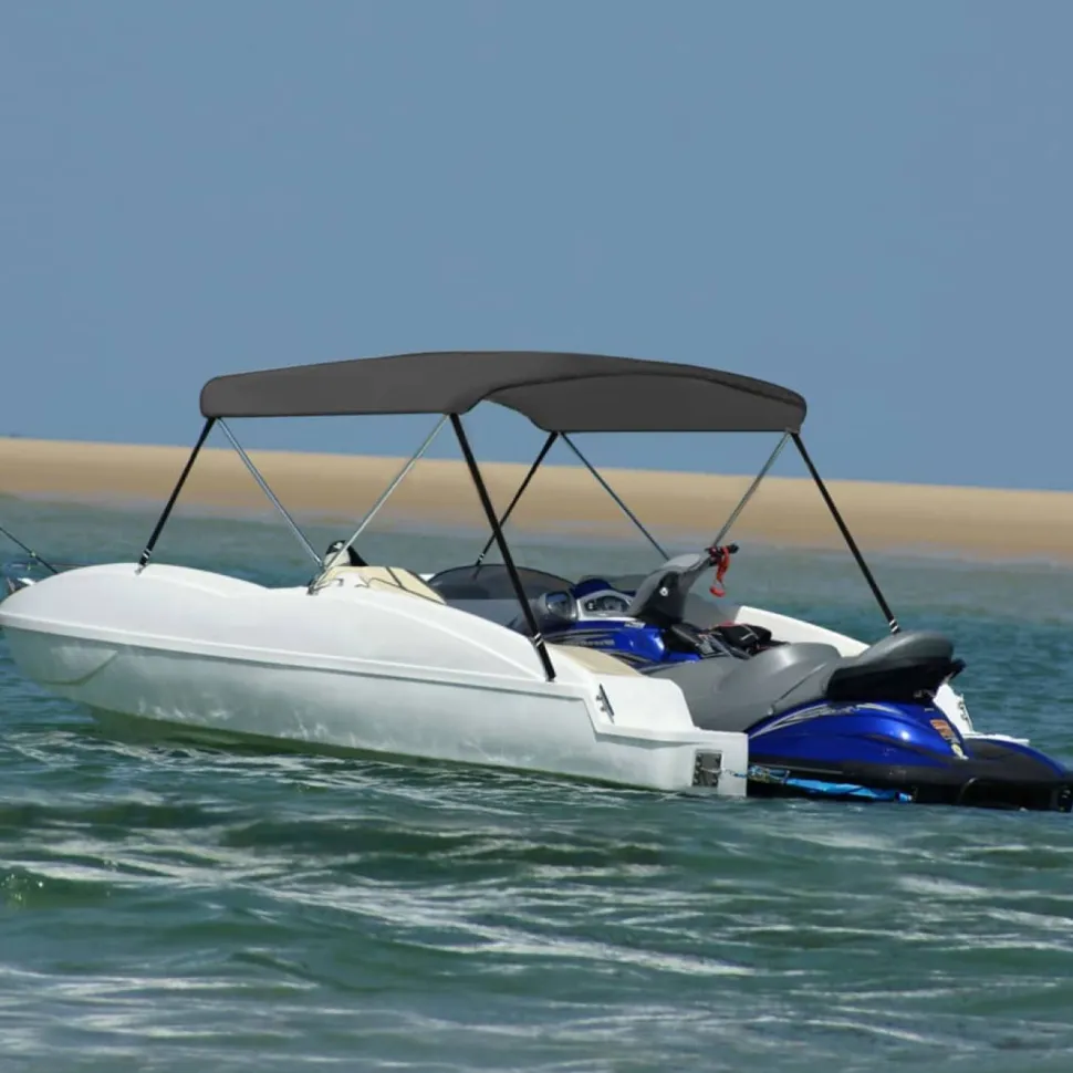 2-kaarinen bimini-kate, antrasiitti 180x130x110 cm