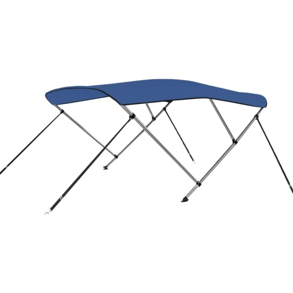 3-kaarinen bimini-kate, sininen, 183x140x137 cm