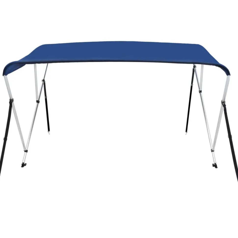 3-kaarinen bimini-kate, sininen, 183x140x137 cm