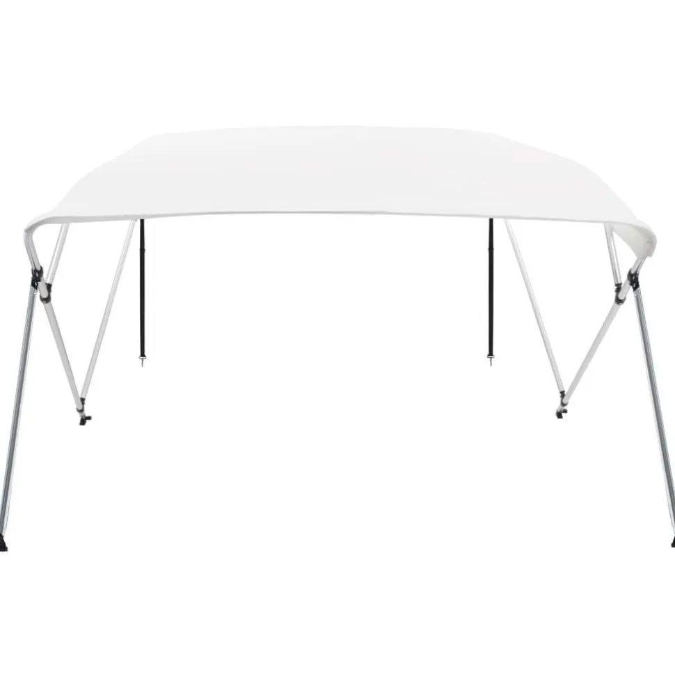 4-kaarinen bimini-kate valkoinen 243x180x117 cm