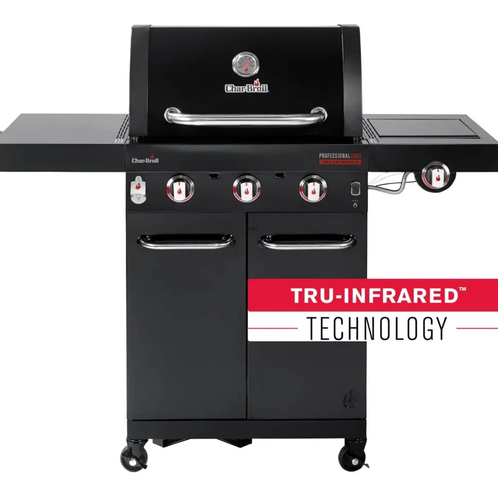 Kaasugrilli Char-Broil Professional CORE B 3, 3 poltinta, sivukeitin