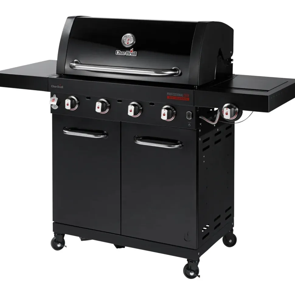 Kaasugrilli Char-Broil Professional CORE B 4, 4 poltinta, sivukeitin