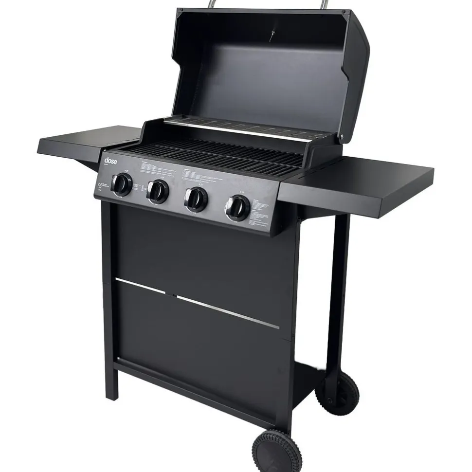 Kaasugrilli Dose Barbeque 10140, 4 poltinta, musta