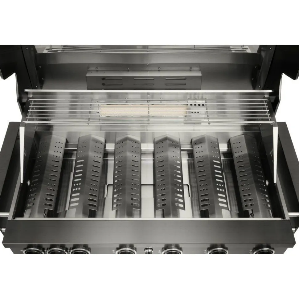 Kaasugrilli Mustang Black Jewel 6 built-in, 6 poltinta, upotettava, musta