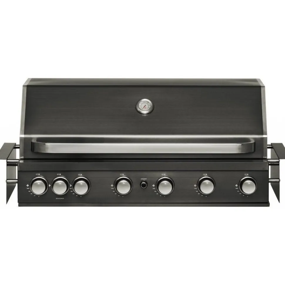 Kaasugrilli Mustang Black Jewel 6 built-in, 6 poltinta, upotettava, musta