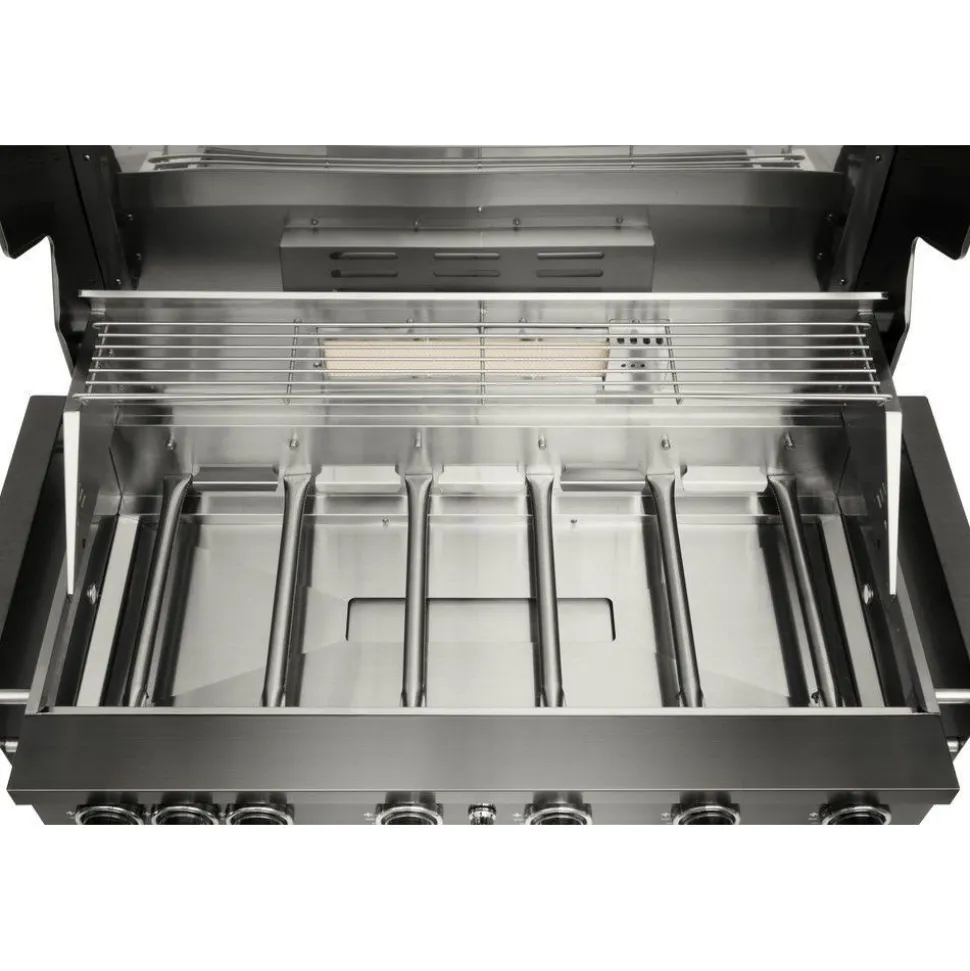 Kaasugrilli Mustang Black Jewel 6 built-in, 6 poltinta, upotettava, musta