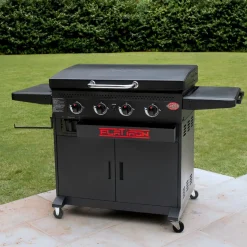 Kaasugrilli/parilagrilli Char-Griller Flat Iron Premium, 4 poltinta