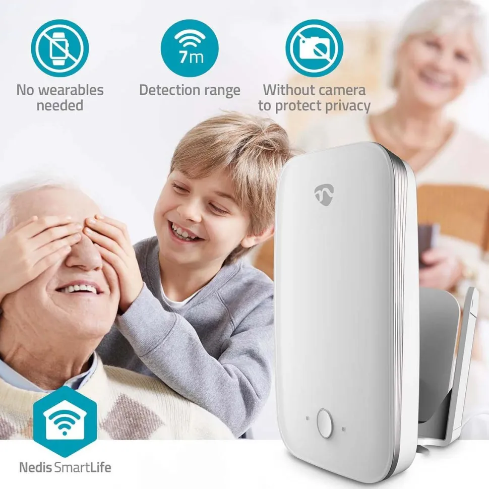 Kaatumistunnistin Nedis WIFIFD10WT Wi-Fi