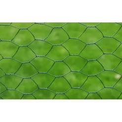 Kanaverkko galvanoitu PVC pinnoitteella silmäkoko 25mm 25x0.75m vihreä
