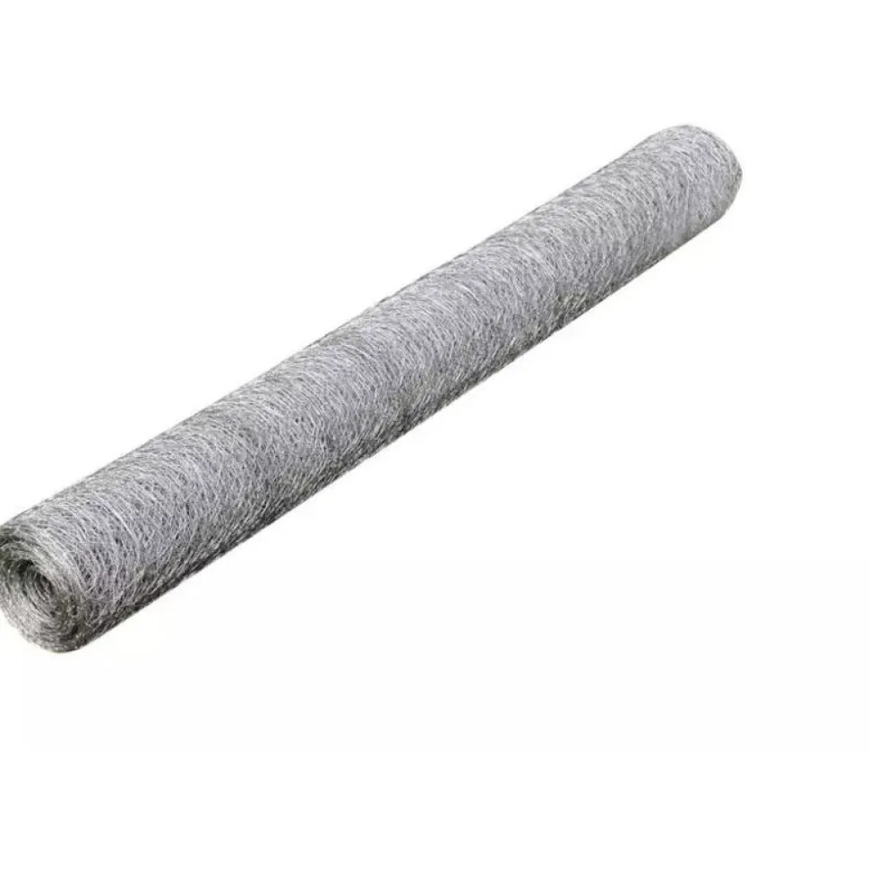 Kanaverkko galvanoitu PVC pinnoitteella silmäkoko 36mm 25x0.5m hopea