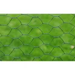 Kanaverkko galvanoitu PVC pinnoitteella silmäkoko 13mm 25x1m vihreä