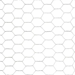 Kanaverkko galvanoitu teräs silmäkoko 13mm 25x1.2m hopea