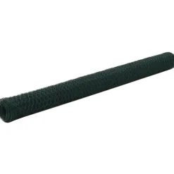 Kanaverkko teräs PVC pinnoitteella silmäkoko 50mm 25x1.5m vihreä
