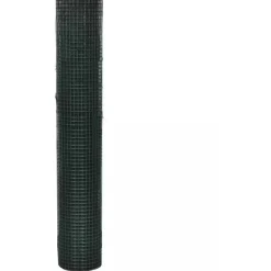 Kanaverkko 16x16mm galvanoitu PVC pinnoitteella 10x1m vihreä