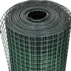 Kanaverkko 19x19mm galvanoitu PVC pinnoitteella 10x1m vihreä