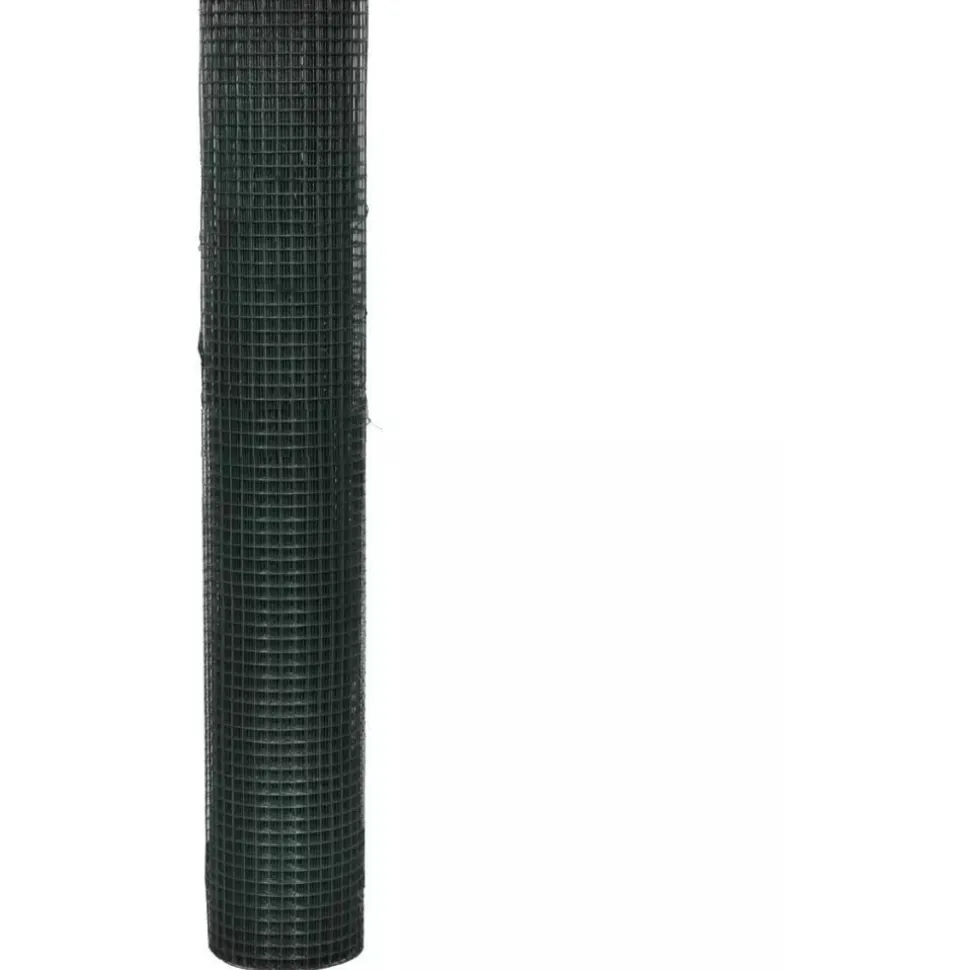 Kanaverkko 19x19mm galvanoitu PVC pinnoitteella 10x1m vihreä
