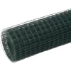 Kanaverkko 19x19mm galvanoitu teräs 10x1.5m vihreä