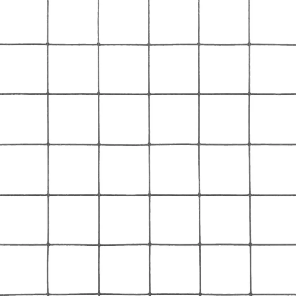 Kanaverkko 16x16mm galvanoitu teräs 10x0.5m harmaa