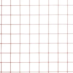 Kanaverkko 12x12mm teräs PVC pinnoitteella 10x1m punainen
