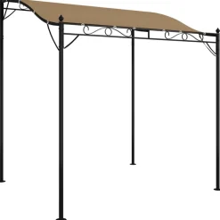 Katos taupe 2x2,3 m 180 g/m² kangas ja teräs