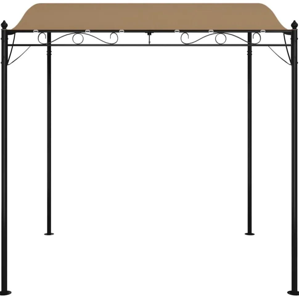 Katos taupe 2x2,3 m 180 g/m² kangas ja teräs