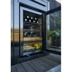 Kesäkeittiön jääkaappimoduuli Myoutdoorkitchen Nordic l,ine Black, musta 63 l,