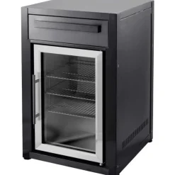 Kesäkeittiön jääkaappimoduuli Myoutdoorkitchen Nordic l,ine Black, musta 63 l,