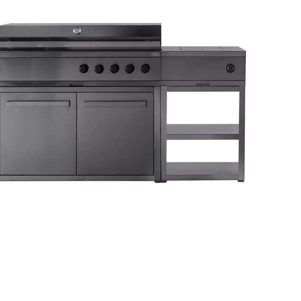 Kesäkeittiön perusmoduuli Myoutdoorkitchen Nordic Line Black, 60cm
