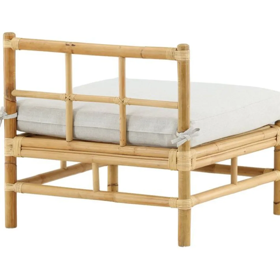 Keskimoduuli Venture Home Cane -sohvaan, luonnollinen bambu/vaaleanharmaa