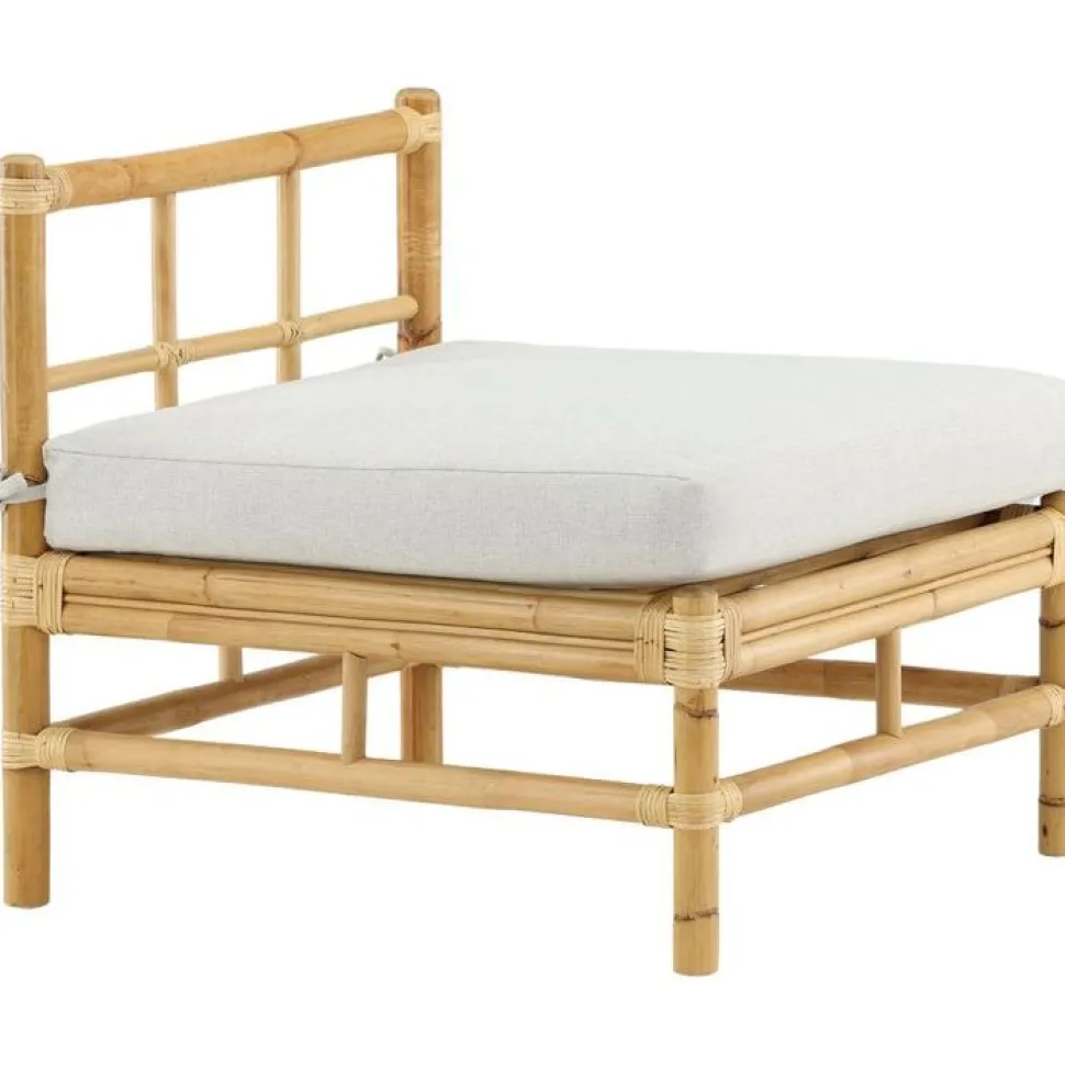 Keskimoduuli Venture Home Cane -sohvaan, luonnollinen bambu/vaaleanharmaa