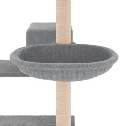 Kissan kiipeilypuu sisal- raapimispylväillä vaaleanharm 82,5 cm (72386)