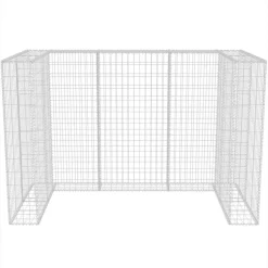 Kivikoriaita kahdelle roska-astialle 180x100x120 cm