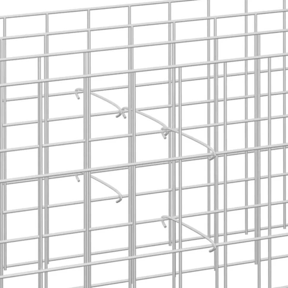 Kivikorien koukut 100kpl galvanoitu teräs 50cm