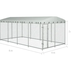 Koiratarha katoksella, 8x4x2m