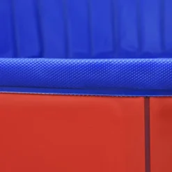 Kokoontaitettava koiran uima-allas punainen 300x40 cm PVC