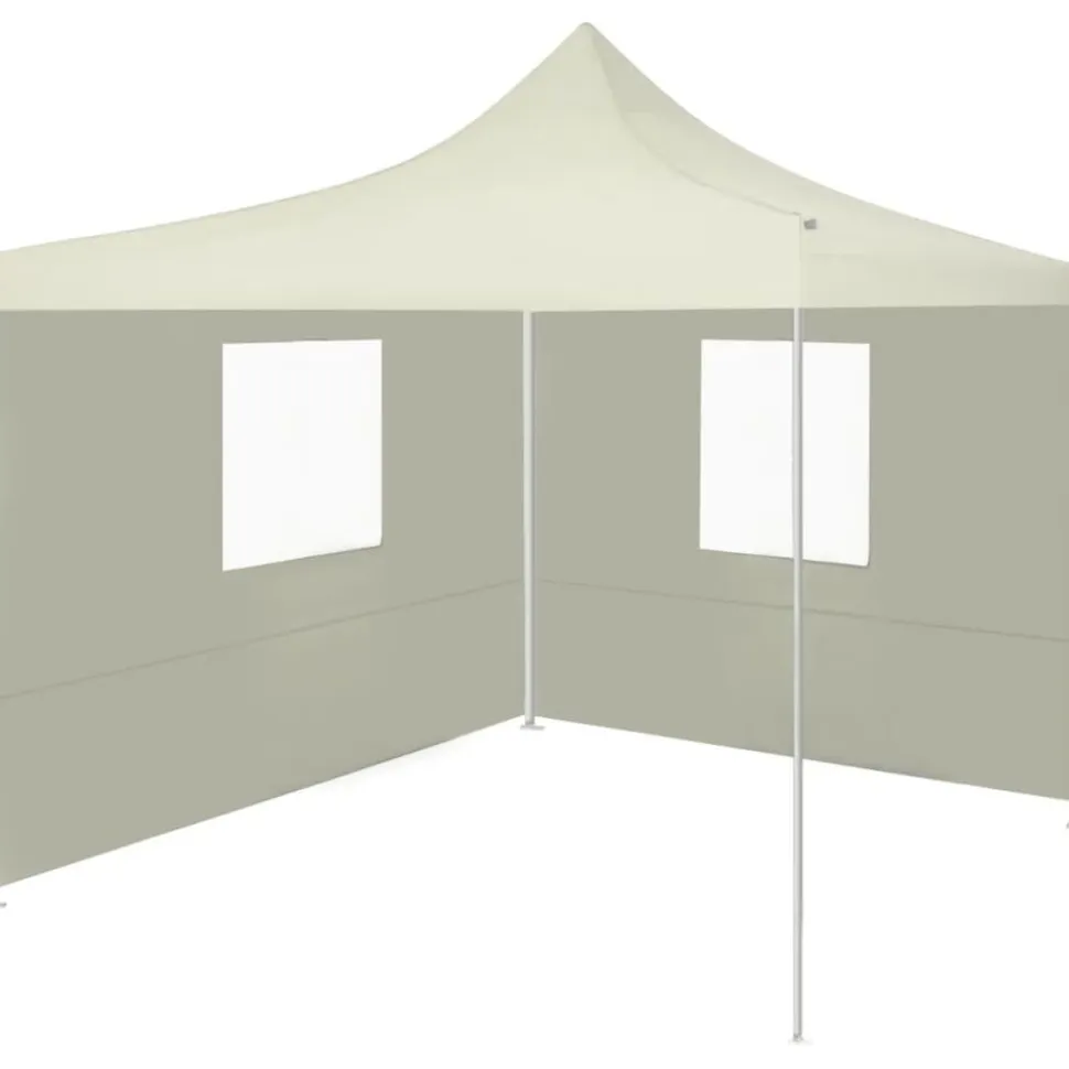 Kokoontaittuva juhlateltta 2 sivuseinää 2x2 m teräs kerma