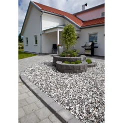 Koristekivi Benders Merikivi 16-32 mm 15 kg säkki mustavalkoinen