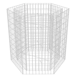Korotettu kuusikulmainen gabion-/kivikorikehys 1, eri kokoja