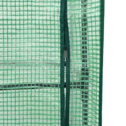 Kukkalaatikko kasvihuonepeitteellä rottinkityyli 80x40x138 cm (15842)