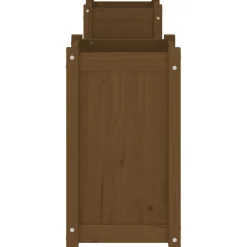 Kukkalaatikkopenkki hunajanruskea 180x36x63 cm, mänty