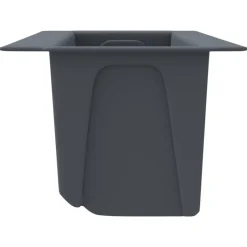 Kukkalaatikot eurolavoille 12 kpl harmaa 36x13,5x9,5 cm PP (18302)