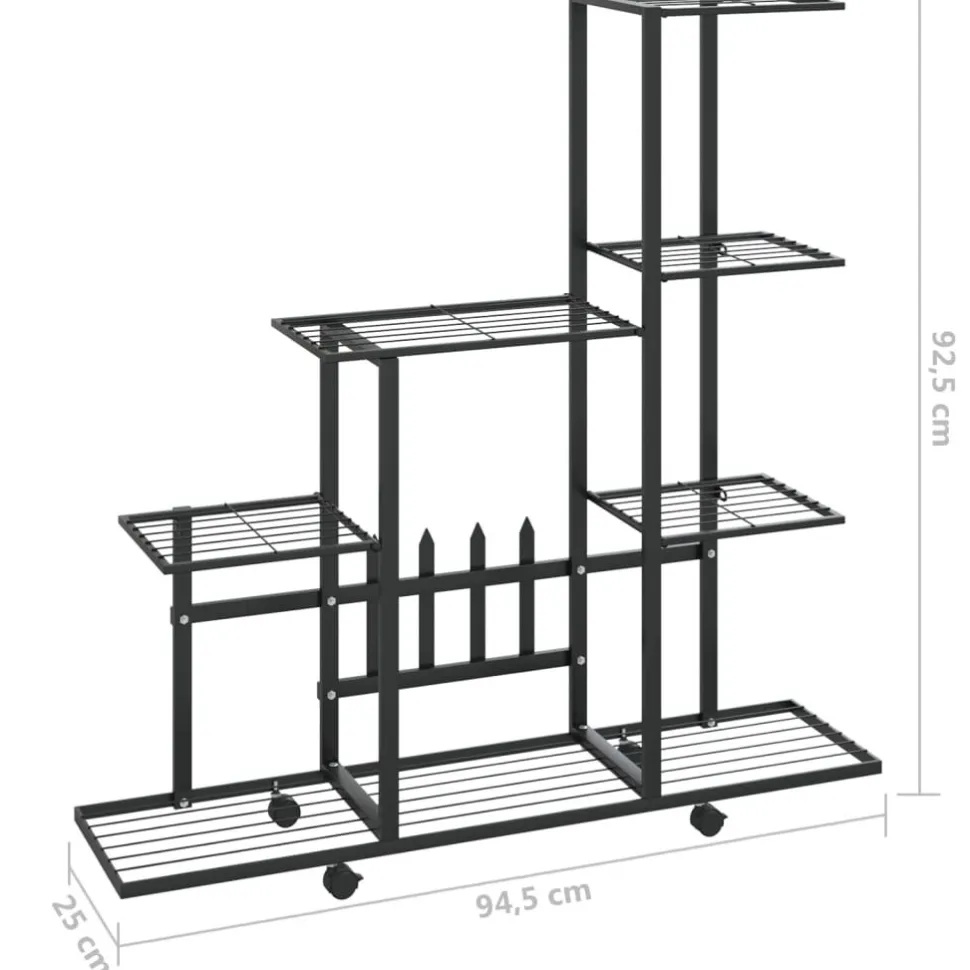 Kukkateline, metallia, eri kokoja ja värejä