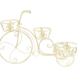 Kukkateline polkupyörän muotoinen vintagetyylinen metalli