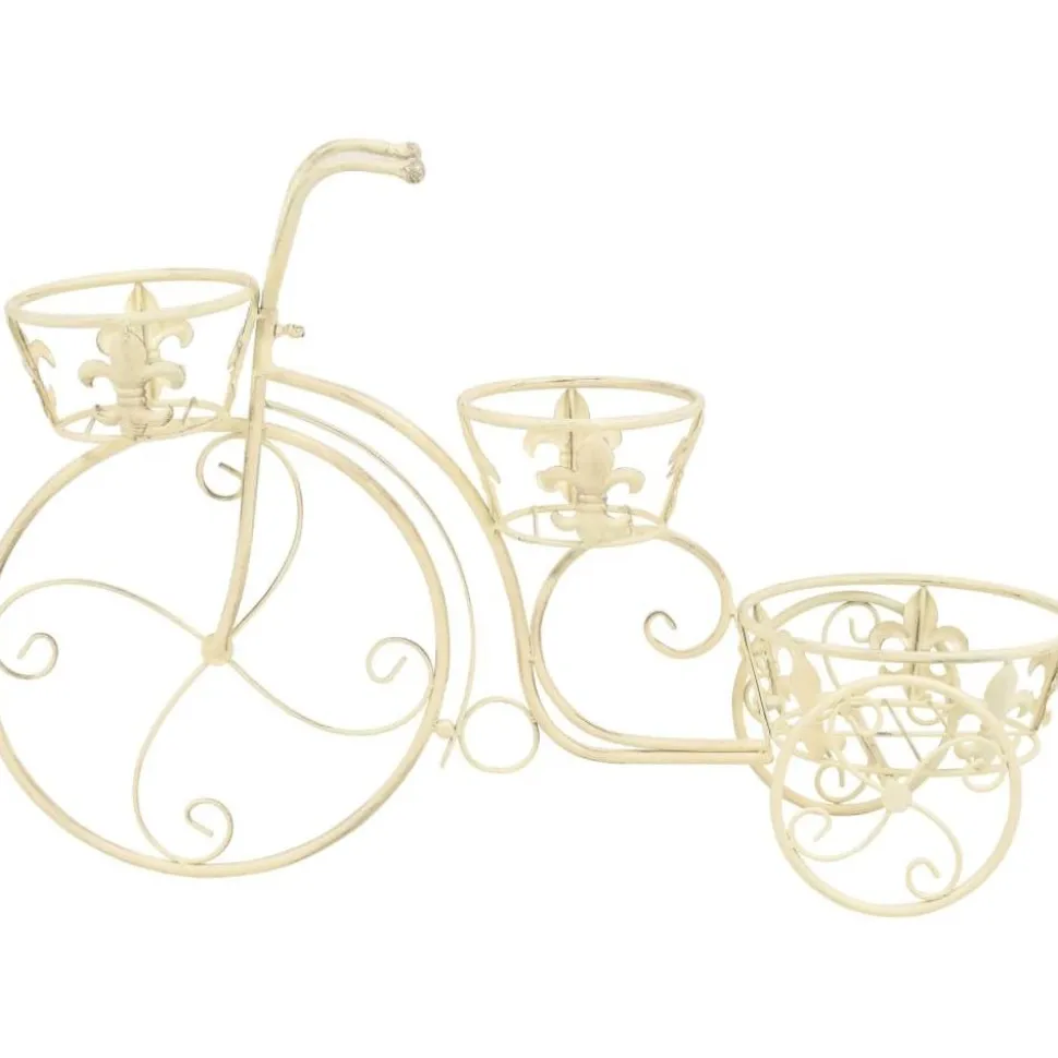 Kukkateline polkupyörän muotoinen vintagetyylinen metalli