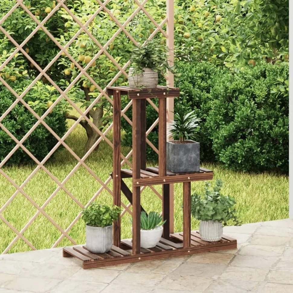 Kukkateline 81x25x75,5 cm, kuusta