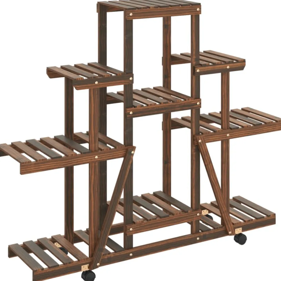 Kukkateline 81x25x75,5 cm, kuusta