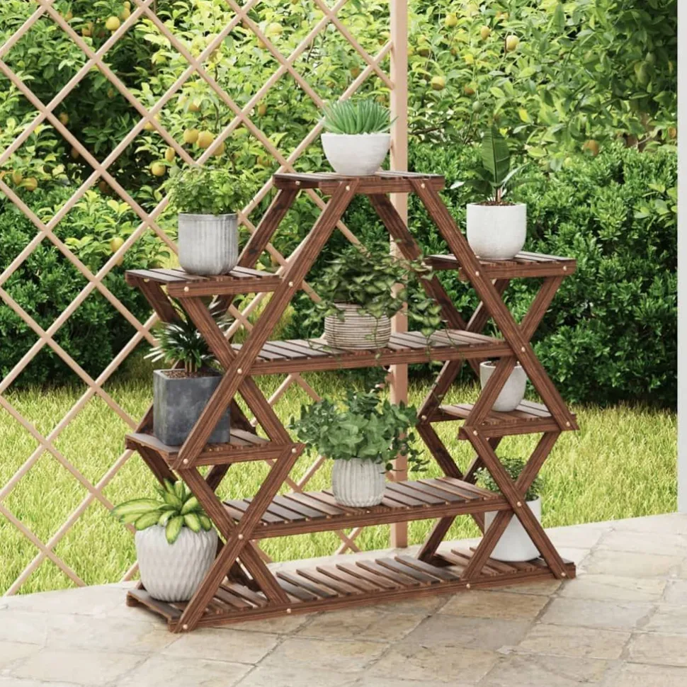 Kukkateline 81x25x75,5 cm, kuusta