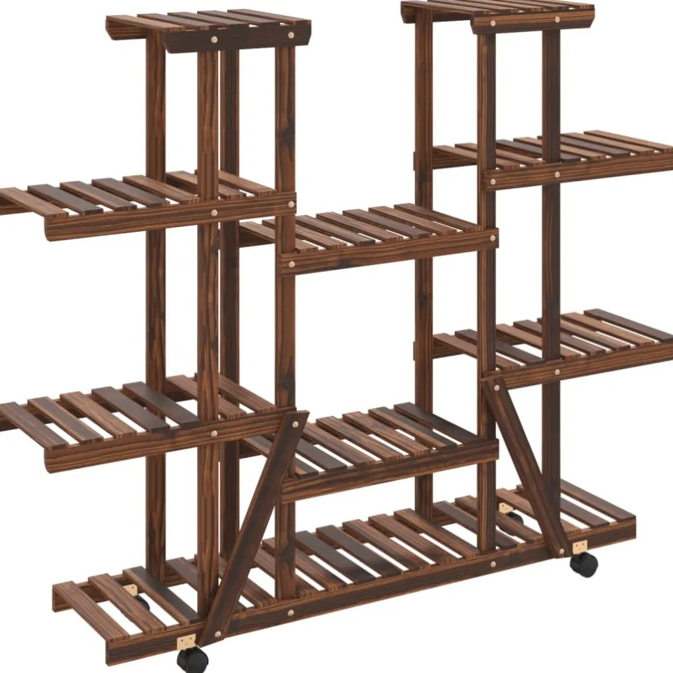 Kukkateline 81x25x75,5 cm, kuusta