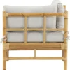 Kulmamoduuli Venture Home Cane -sohvaan, luonnollinen bambu/vaaleanharmaa